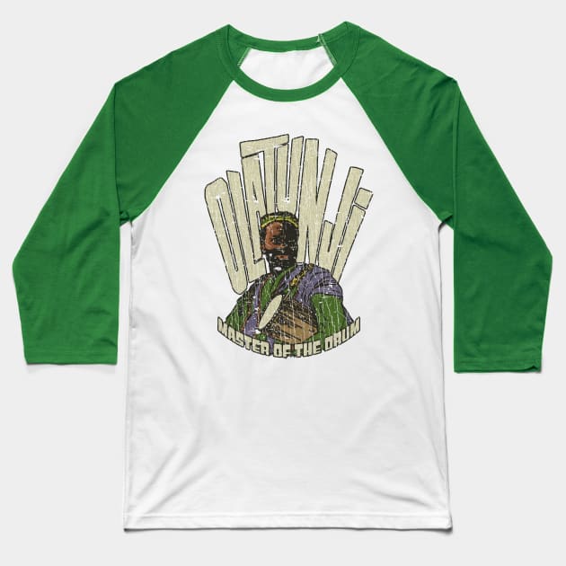 Olatunji Master of The Drum 1960 Baseball T-Shirt by JCD666